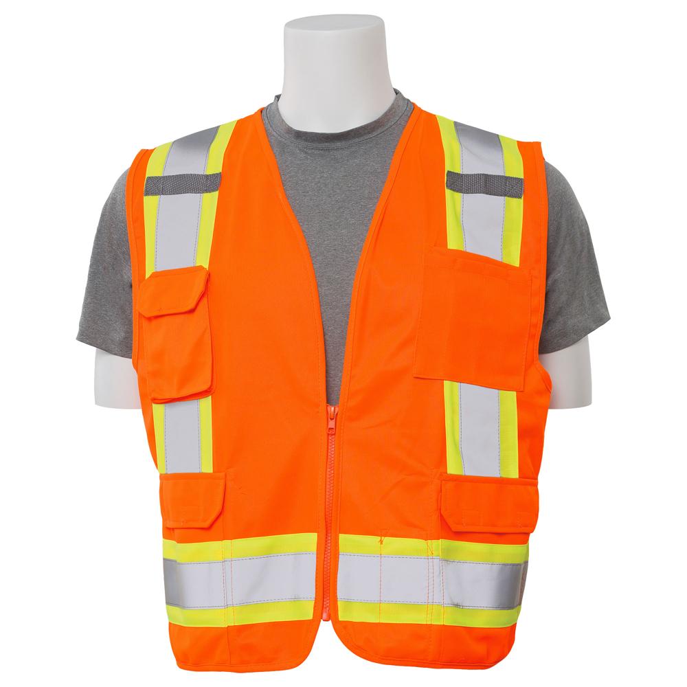 ERB Safety S380 Surveyor Safety Vest (Orange) | All Security Equipment