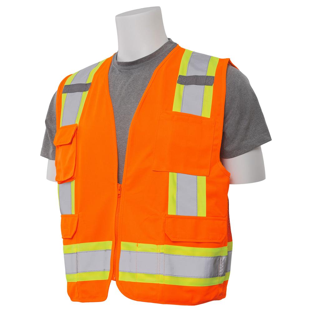 ERB Safety S380 Surveyor Safety Vest (Orange) | All Security Equipment