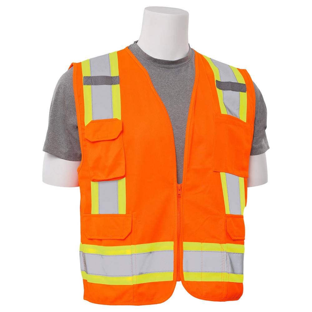 ERB Safety S380 Surveyor Safety Vest (Orange) | All Security Equipment