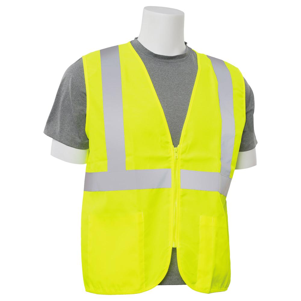 ERB Safety S388Z Zipper Safety Vest (Lime) | All Security Equipment
