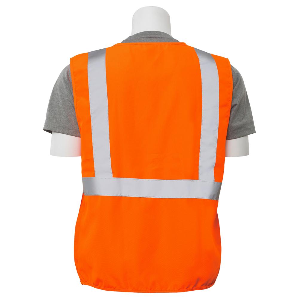ERB Safety S388Z Zipper Safety Vest (Orange) | All Security Equipment