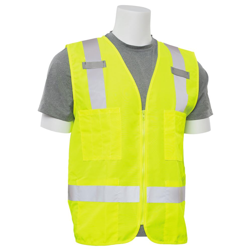 ERB Safety S414 Surveyor Safety Vest (Lime) | All Security Equipment