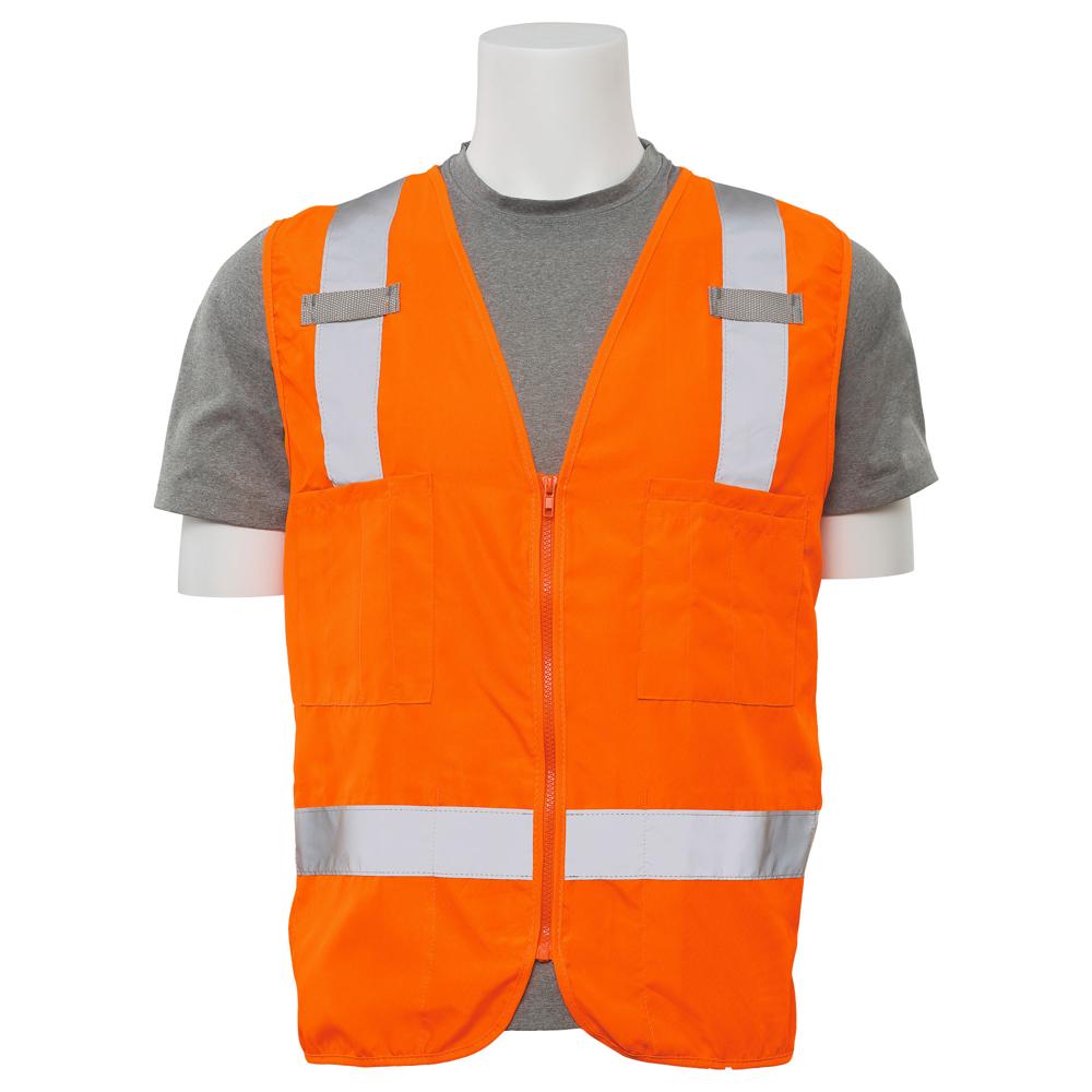 ERB Safety S414 Surveyor Safety Vest (Orange) | All Security Equipment