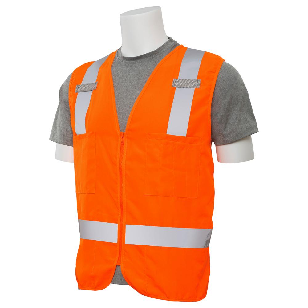 ERB Safety S414 Surveyor Safety Vest (Orange) | All Security Equipment