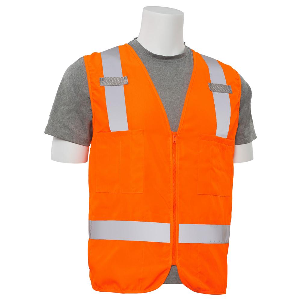 ERB Safety S414 Surveyor Safety Vest (Orange) | All Security Equipment