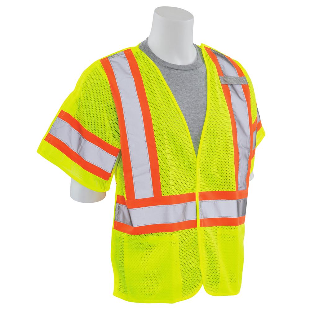 ERB Safety S622 Break-Away Safety Vest (Lime) | All Security Equipment