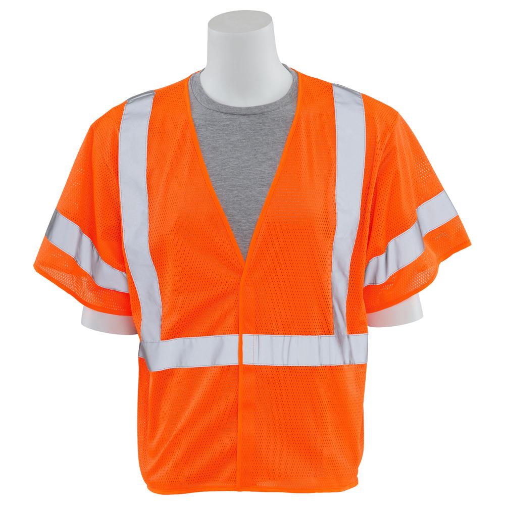 ERB Safety S662 Mesh Safety Vest (Orange) | All Security Equipment