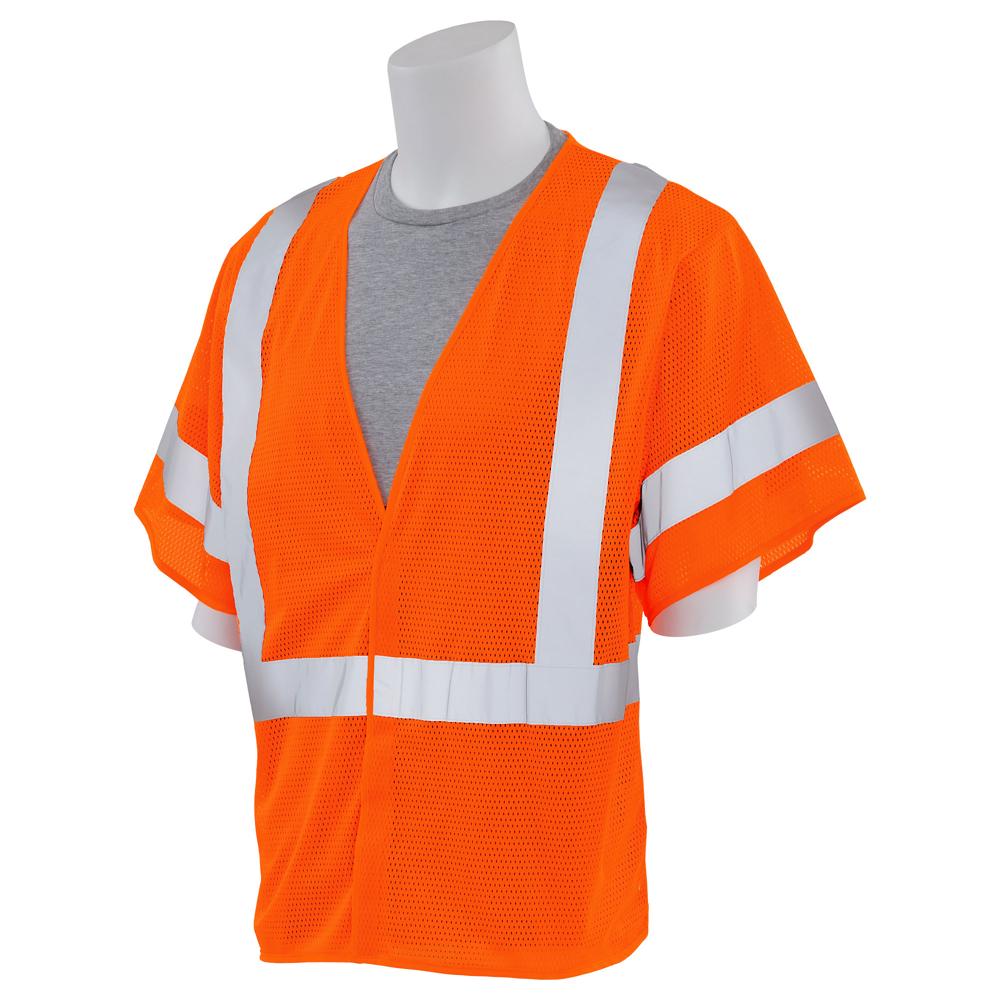 ERB Safety S662 Mesh Safety Vest (Orange) | All Security Equipment