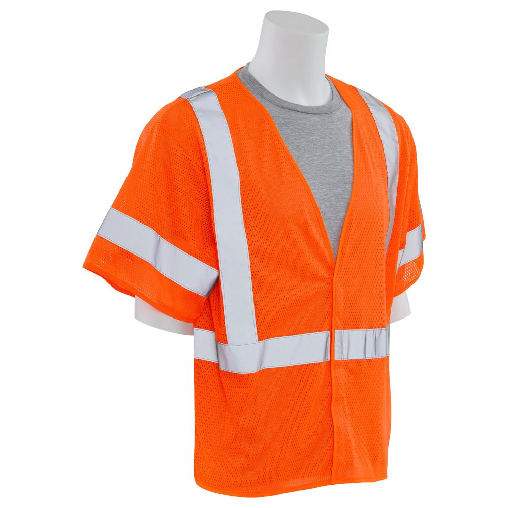 ERB Safety S662 Mesh Safety Vest (Orange) | All Security Equipment