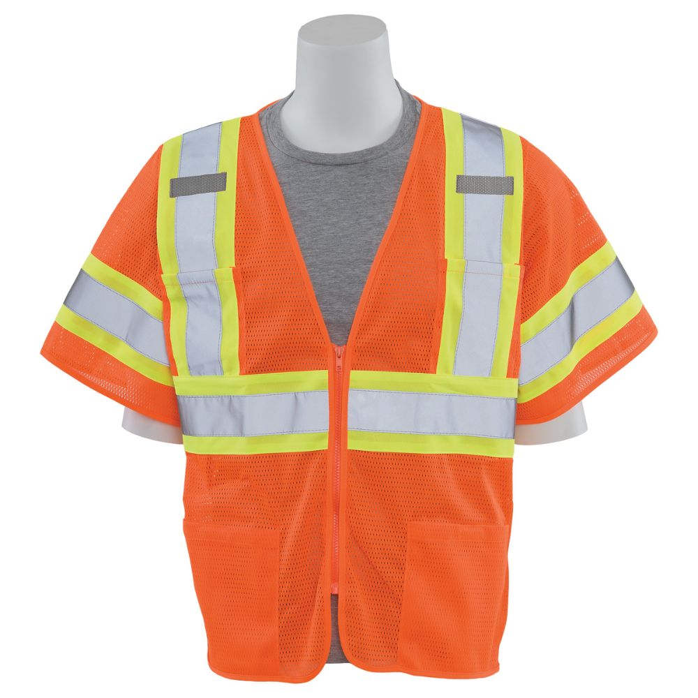 ERB S683P Class 3 Mesh Vest (Orange)