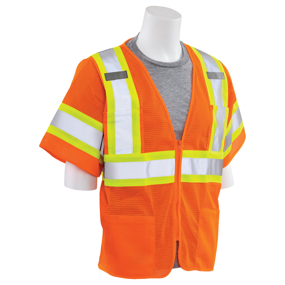 ERB S683P Class 3 Mesh Vest (Orange)