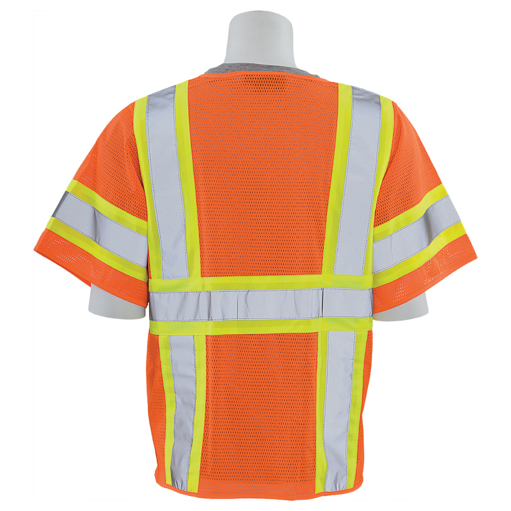 ERB S683P Class 3 Mesh Vest (Orange)