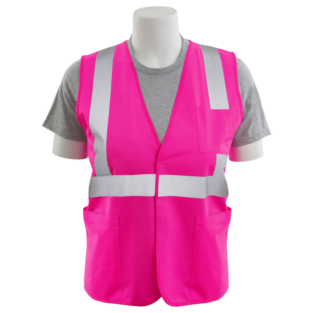 ERB Safety S762P Non-Ansi Unisex Vest (Pink) | All Security Equipment