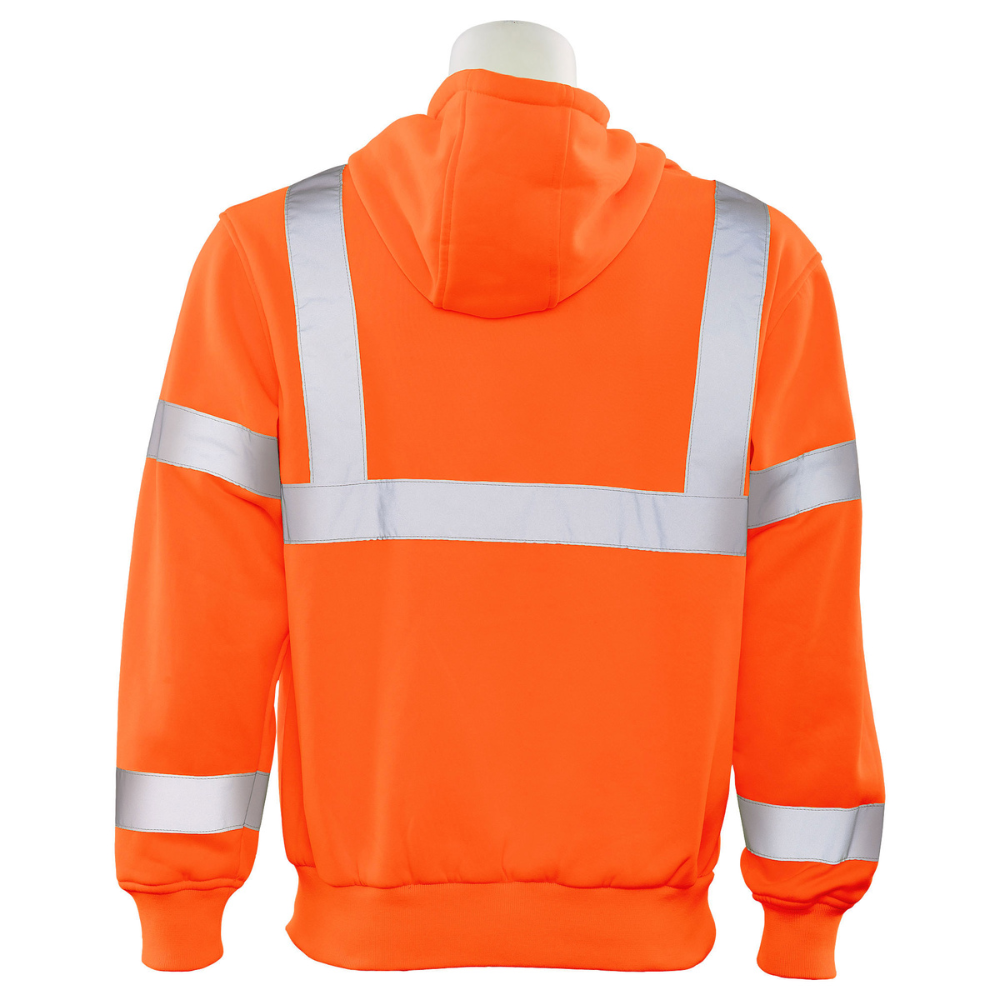 ERB Safety W376 Class 3 Pullover Hoodie (Hi-Viz Orange)