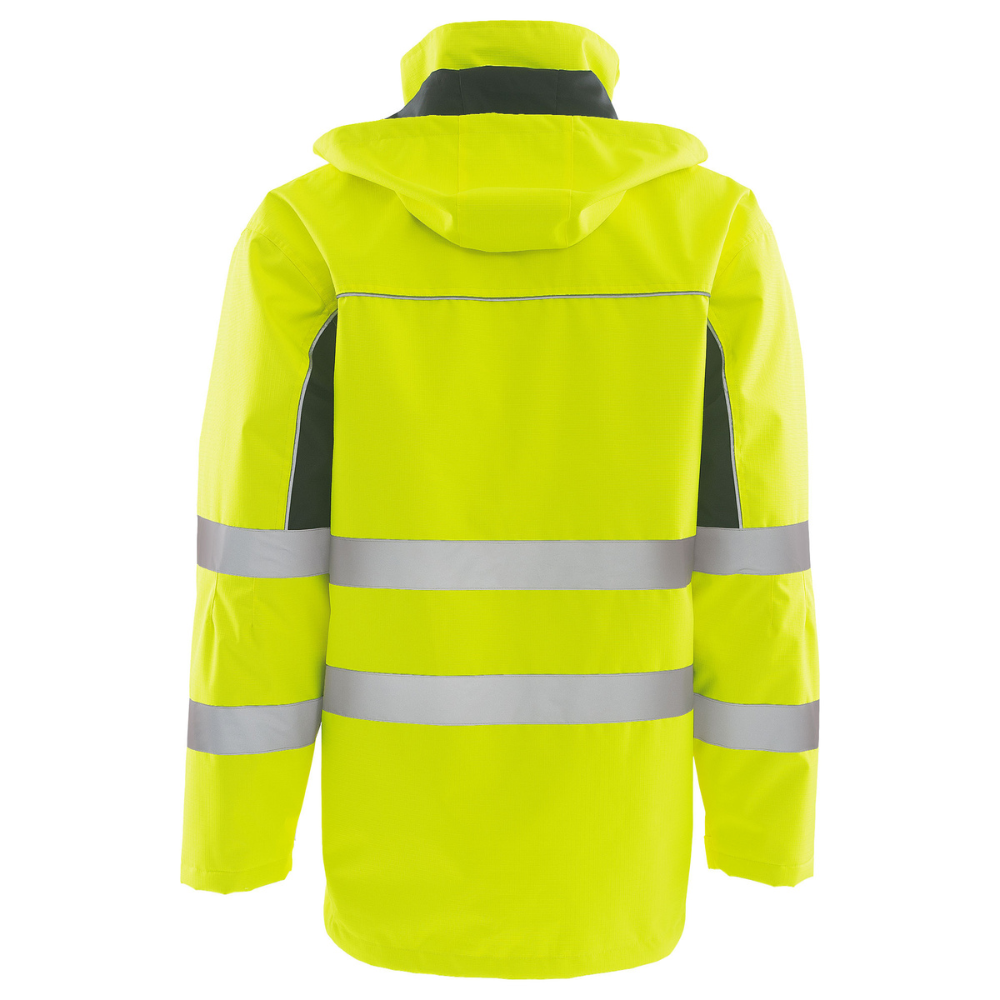 ERB Safety W570R Class 3 Ripstop Jacket (Hi-Viz Lime)