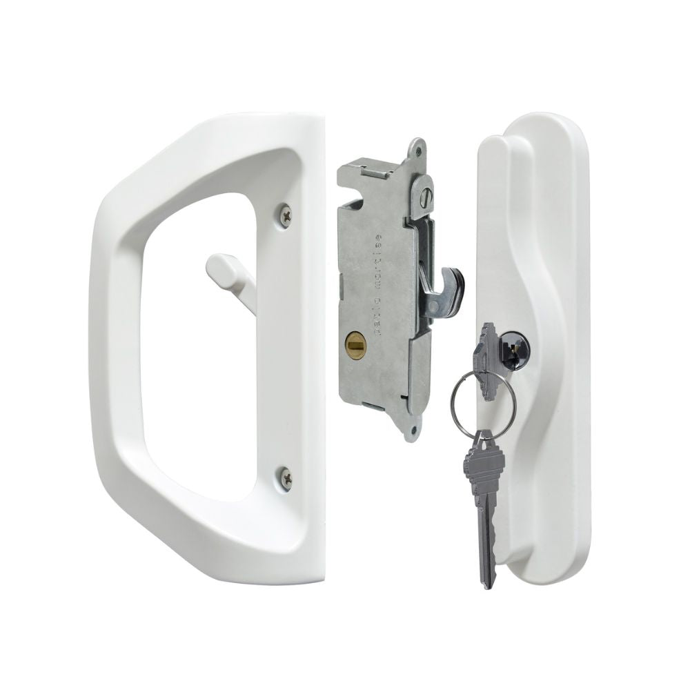 Easilok A10 Sliding Patio Door Handle Lock Set w/ Cylinder A10-Lockcore