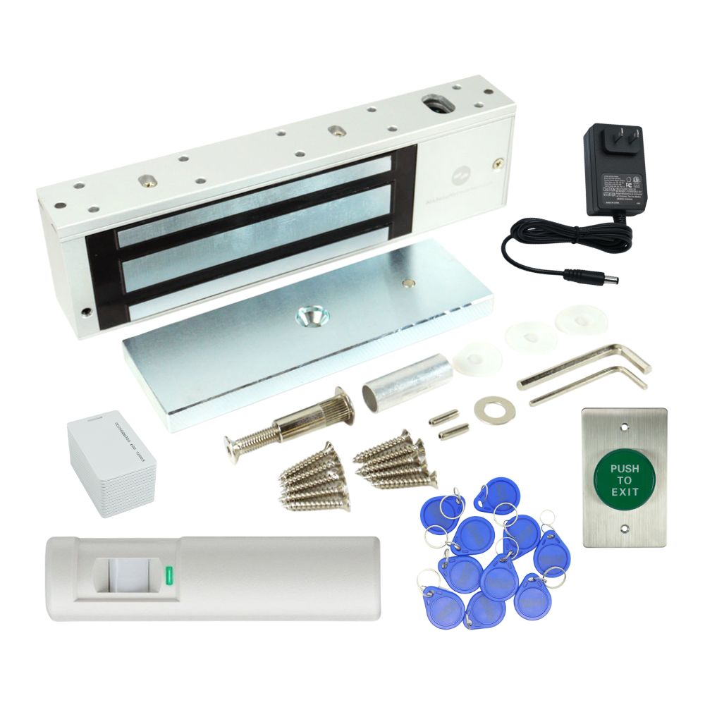 FAS Single Door Magnetic Lock Kit - 1200 lbs. DNAMAGDELUXE