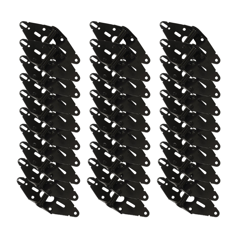 Fehr GDHINGE14-1BL Black-Coated #1 Residential Garage Door 14-Gauge Hinge 3 of 3 | ASE 