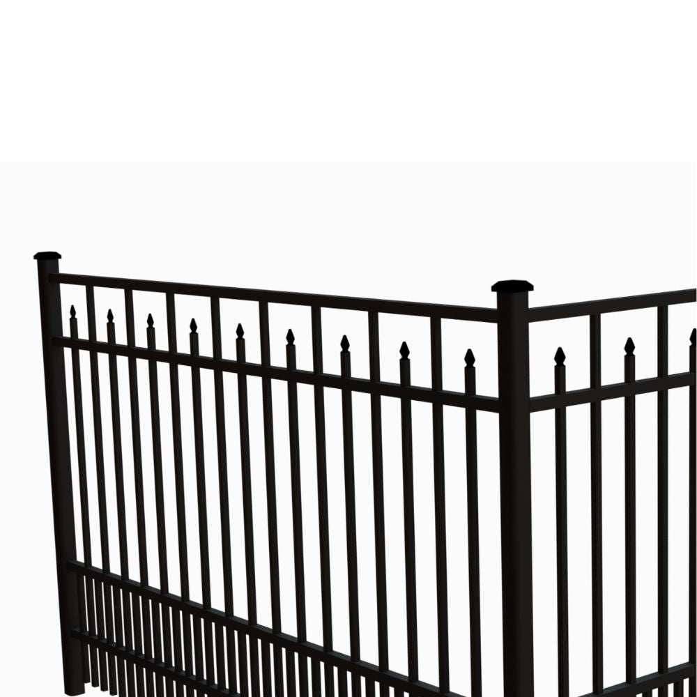 Residential Fence 3.5’ H x 6’ W Aluminum Floridian Style - iDeal