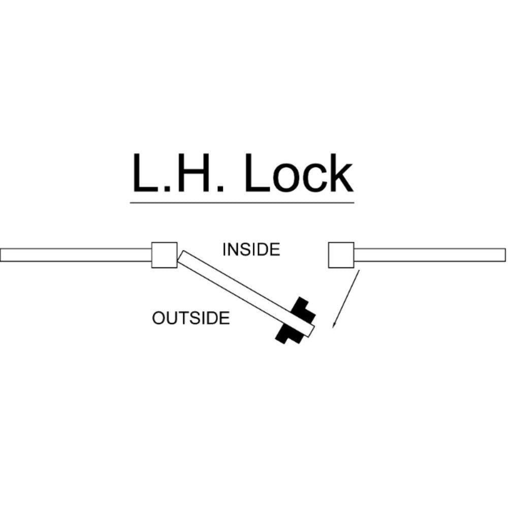 Gatemaster Bolt-on Quick Exit Key Entry Left-Hand 10-30mm SBQEKLL01