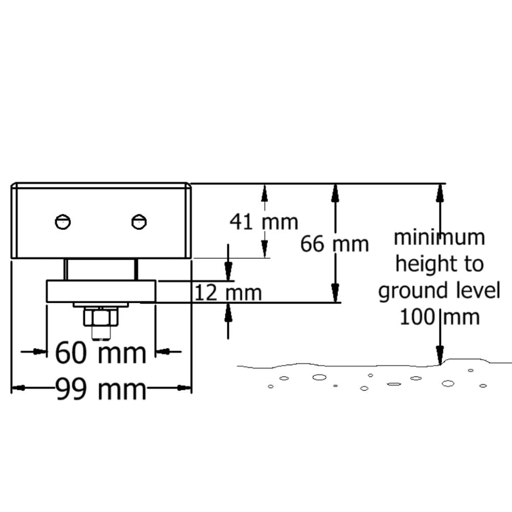Gatemaster Hydraulic Gate Closer With Standard Hinge - To Weld On | All Security Equipment