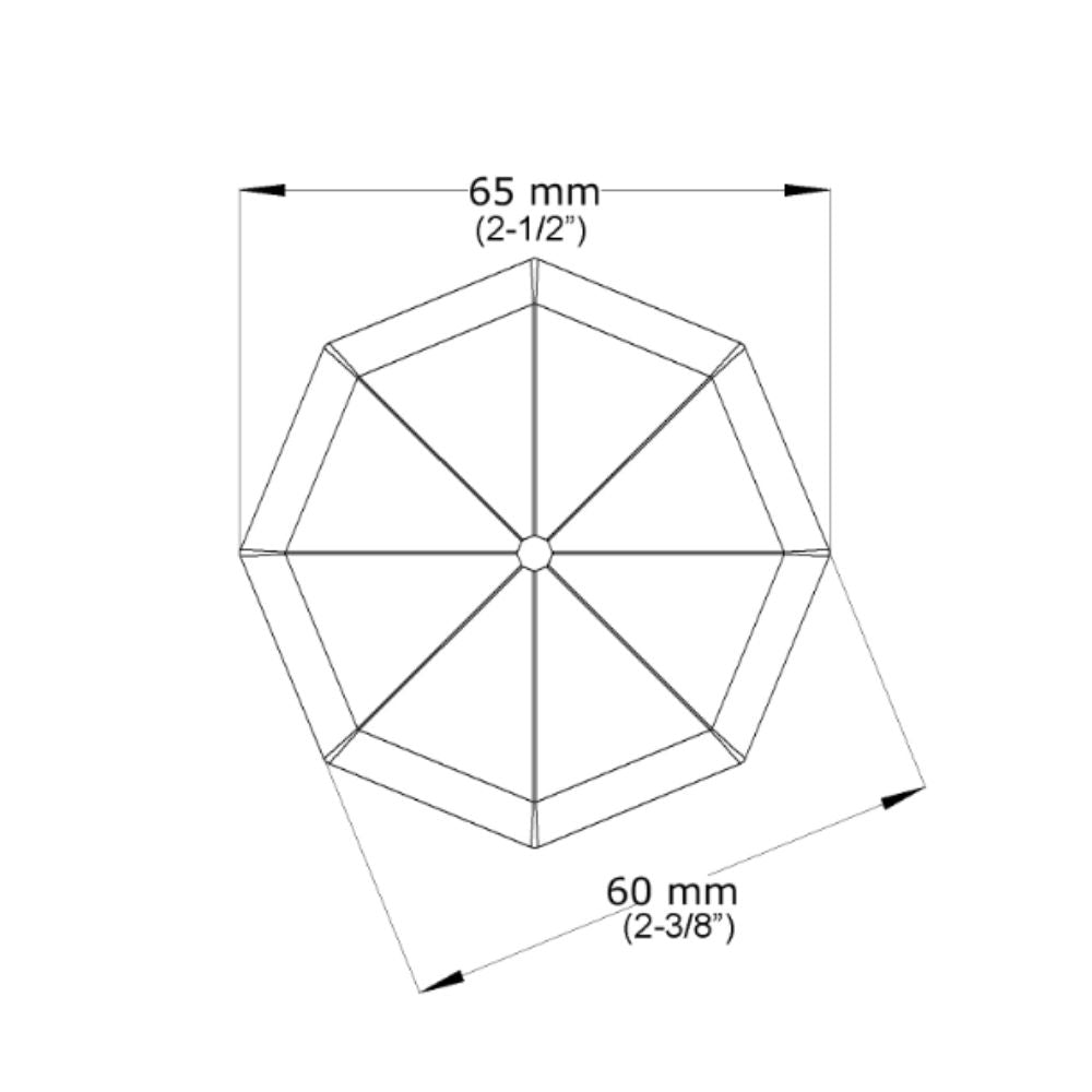 Gatemaster Octagonal Knob Handle |All Security Equipment