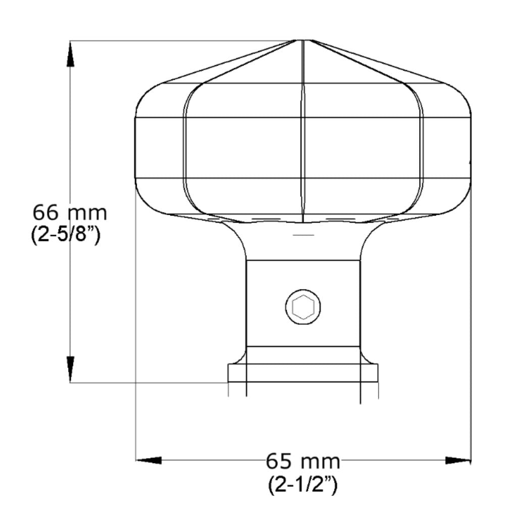 Gatemaster Octagonal Knob Handle |All Security Equipment