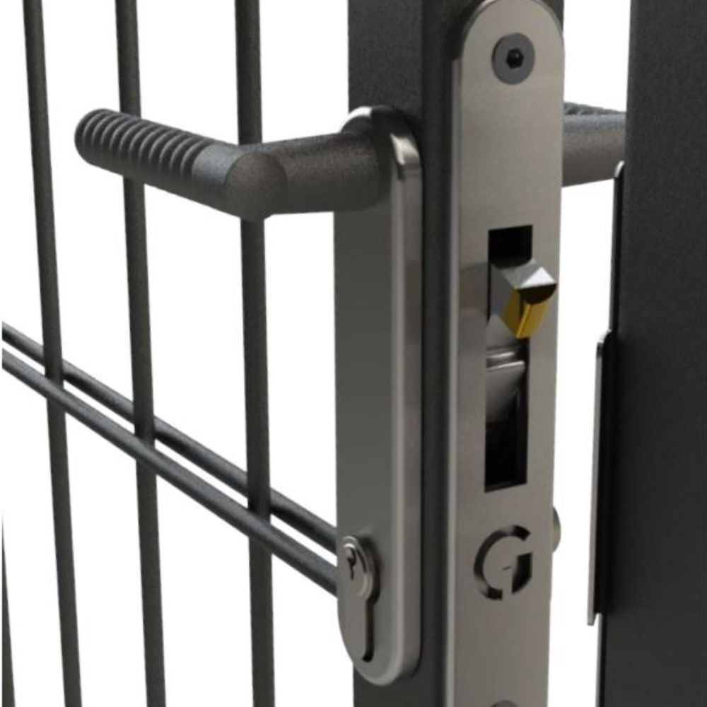Gatemaster Stainless Mortice Lock Full Cover Ornamental Handles ML4FCO