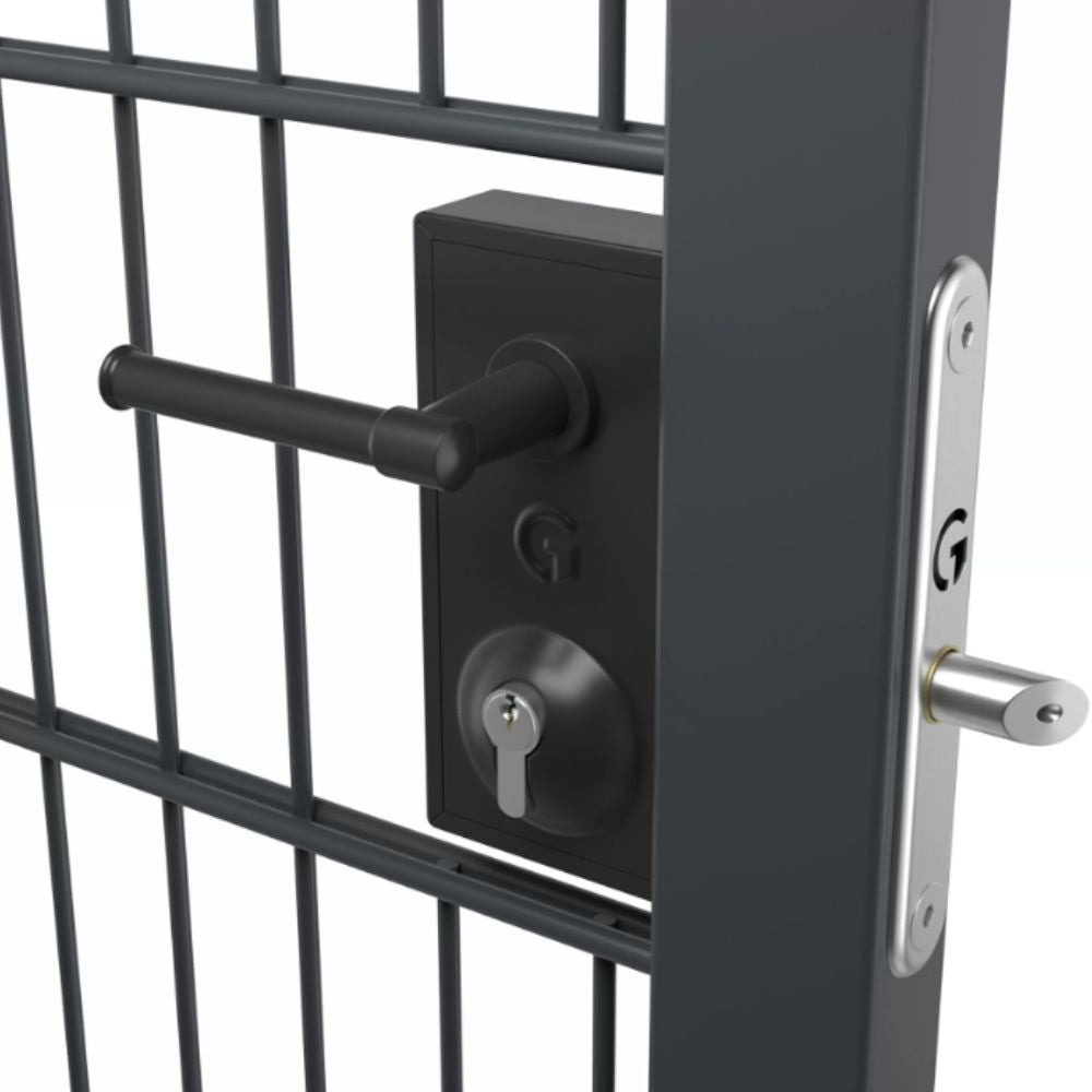Gatemaster Standard Superlock for 10-30 mm Gates - Plain Black Handle | All Security Equipment