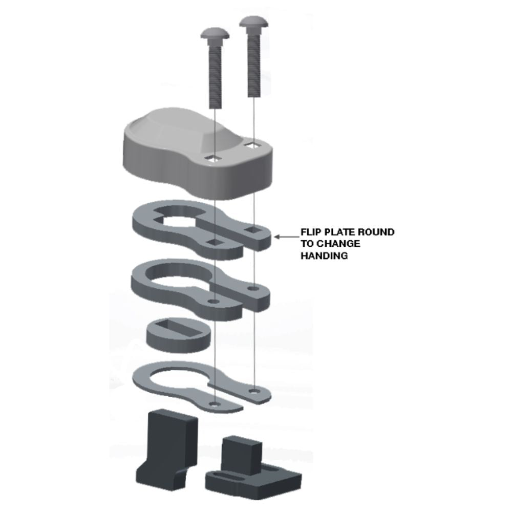 Gatemaster Stop-Hinge With Bottom Pivot | All Security Equipment