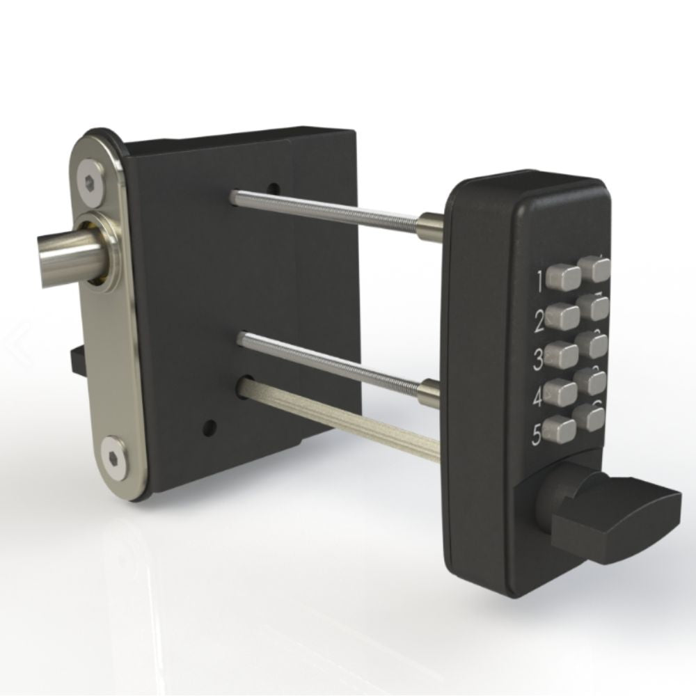 Gatemaster Surface-fixed Digital Lock - Right-Hand - Keypad On Both Sides | All Security Equipment