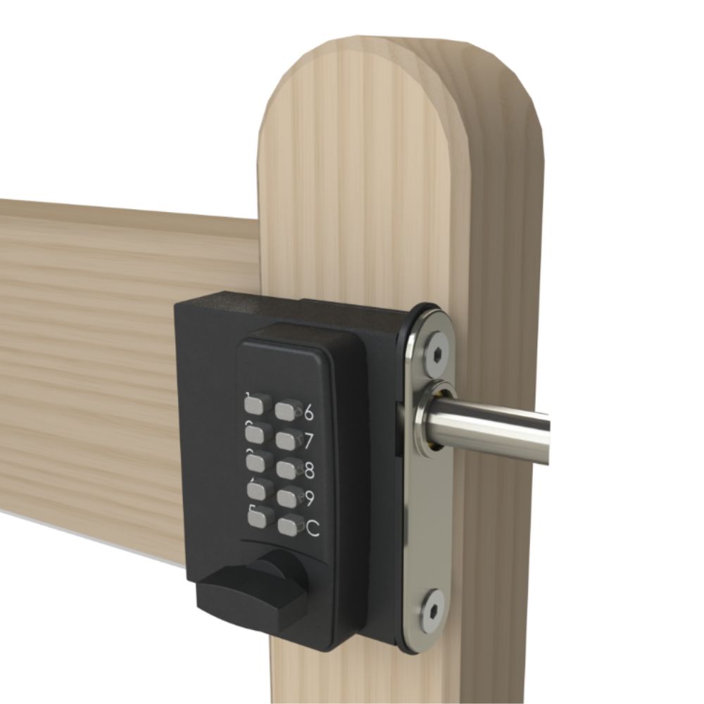 Gatemaster Surface-fixed Digital Lock - Right-Hand - Keypad On Both Sides | All Security Equipment