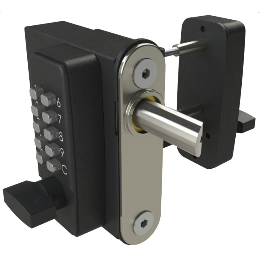 Gatemaster Surface-fixed Digital Lock - Right-Hand - Keypad On Both Sides | All Security Equipment