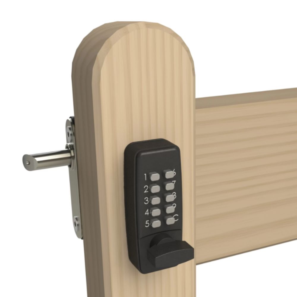 Gatemaster Surface-fixed Digital Lock - Right-Hand - Keypad On Both Sides | All Security Equipment