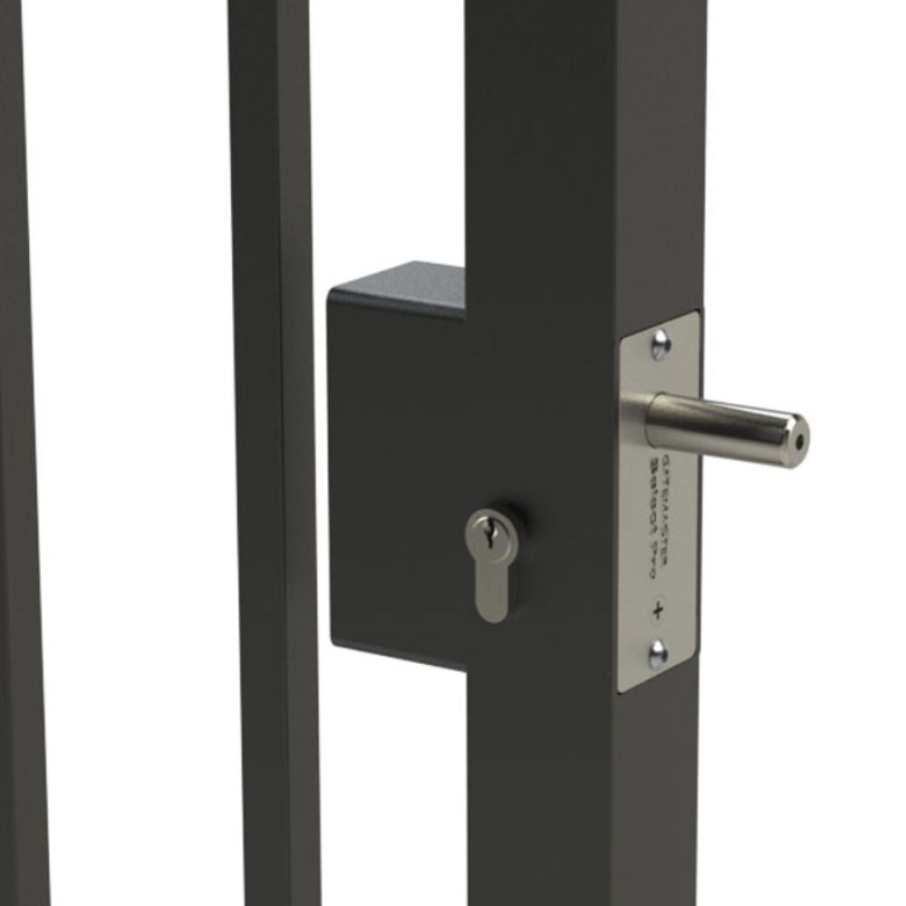 Gatemaster Weld-In Keyed Deadlock, 60mm Case Width | All Security Equipment