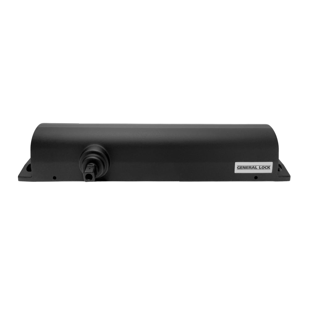 General Lock CX7316-622 Flat Black Heavy-Duty Surface Door Closer (Slim Cover)