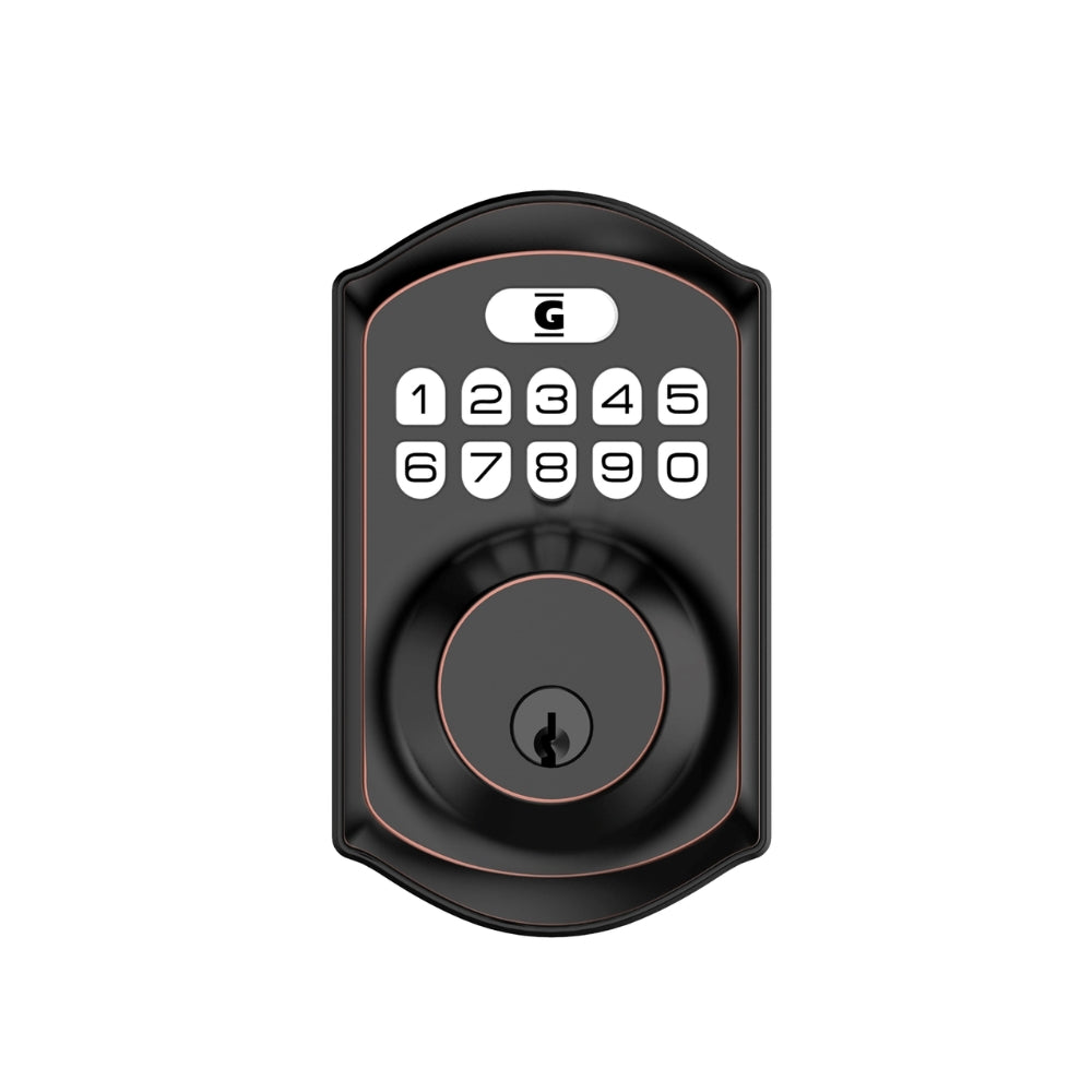 General Lock DZ460 613 4WL KW Z-Wave Keypad Deadbolts (Oil Rubber Bronze) | All Security Equipment