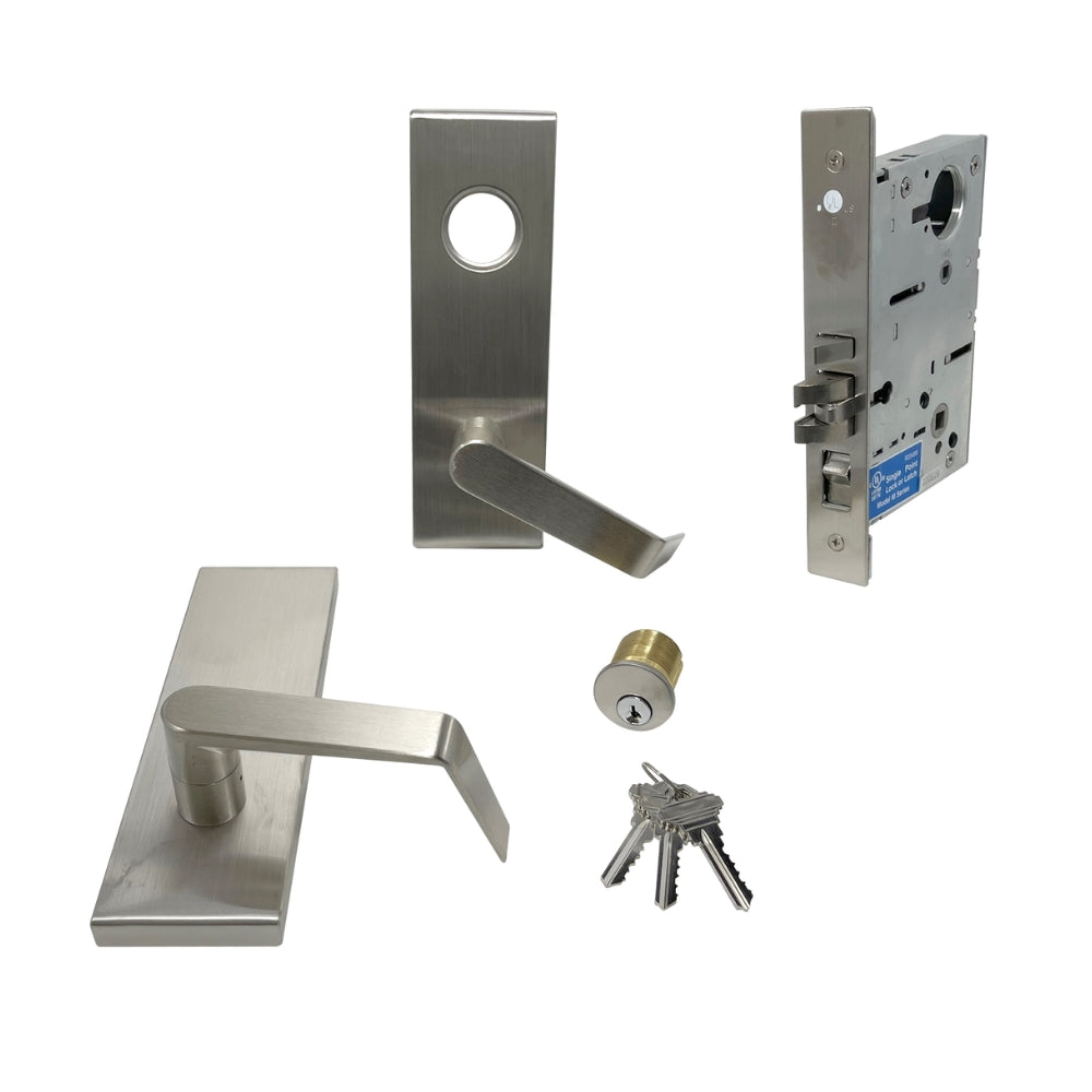 General Lock GM9150 RE 630 C Grade 1 Office Entry Mortise Lock (Escutcheon Trim) | All Security Equipment