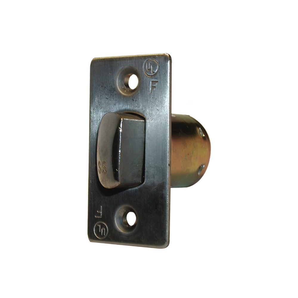 General Lock Grade 1 Cylindrical Square Corner Spring Latch (Satin Chrome) | ASE