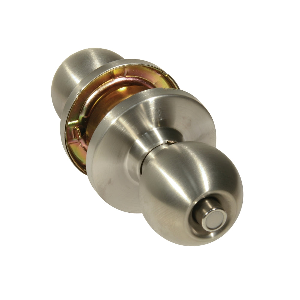 General Lock K240B-630-LL-ANSI Stainless Steel Grade 2 Cylindrical Privacy Ball Knobset (Less Latch) | ASE