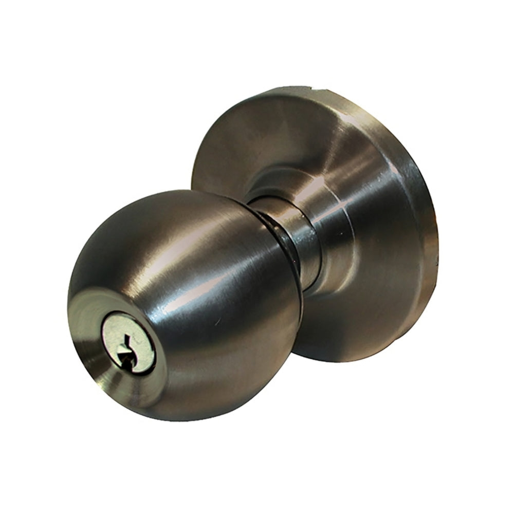 General Lock K253B-630-C Stainless Steel Grade 2 Cylindrical Entry Ball Knobset | ASE