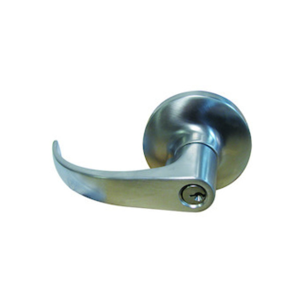 General Lock L153C 626 C 234 S ANSI Grade 1 Mechanical Entrance Curved Lever Lockset (Satin Chrome) | All Security Equipment
