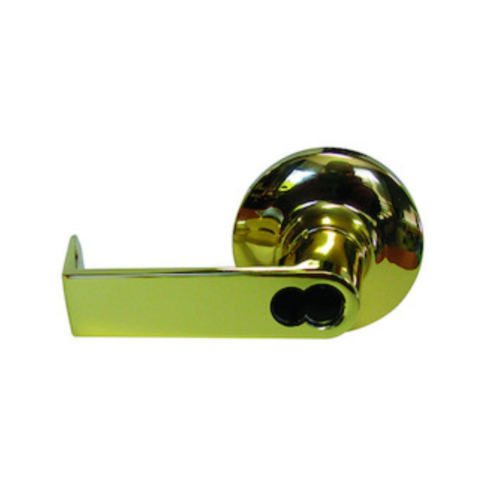 General Lock L153R 605 IC 234 S ANSI Grade 1 Mechanical Entrance R-Lever Lockset (Bright Brass) | All Security Equipment