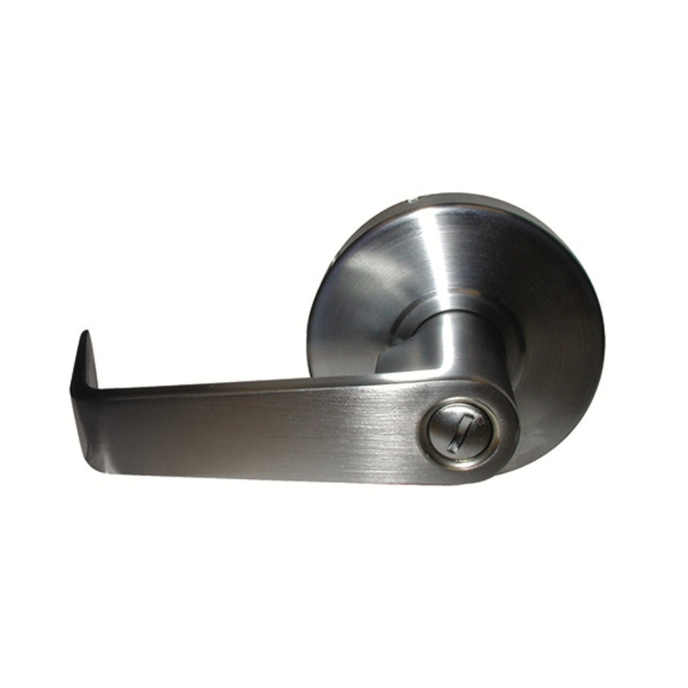 General Lock L240S-626-LL-ANSI Satin Chrome Grade 2 Cylindrical Privacy Clutched S-Leverset (Less Latch) | ASE