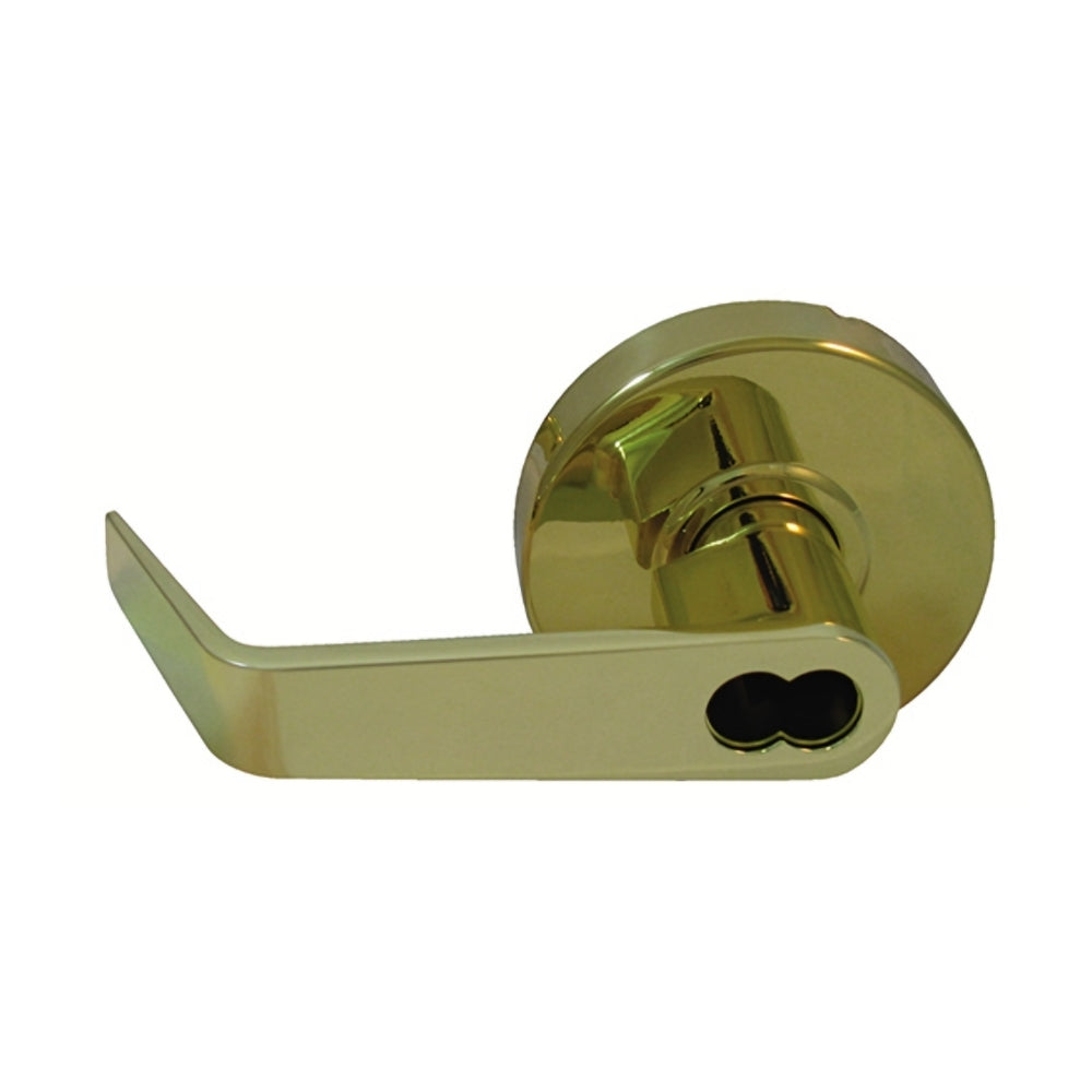 General Lock L253S-605-IC-234-S-ANSI-S Bright Brass Grade 2 Cylindrical Entry Clutched S-Leverset (SFIC Keyway) | ASE
