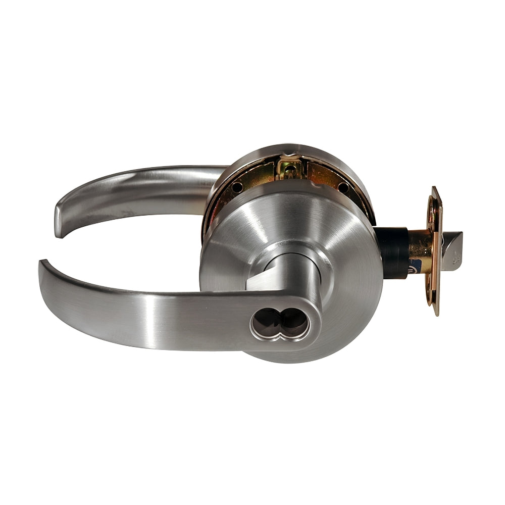 General Lock L280N-626-IC-234-S-ANSI Grade 2 Cylindrical Storeroom Clutched N-Leverset (SFIC Keyway) | ASE