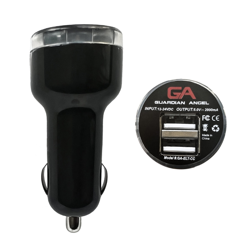 Guardian Angel Car Charger with Type-C Cable | GUA-ACC-CC-C