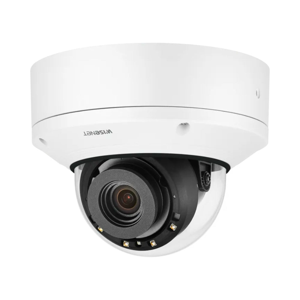 Hanwha Vision 4K Vandal-Resistant Indoor IR Network Dome Camera | All Security Equipment