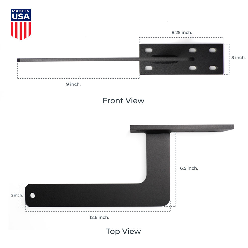 Heavy Duty Bracket for LA400/412 Gate Operators Push to Open no Square U bolts FAS-BKT-400-NO-PUSH All Security Equipment