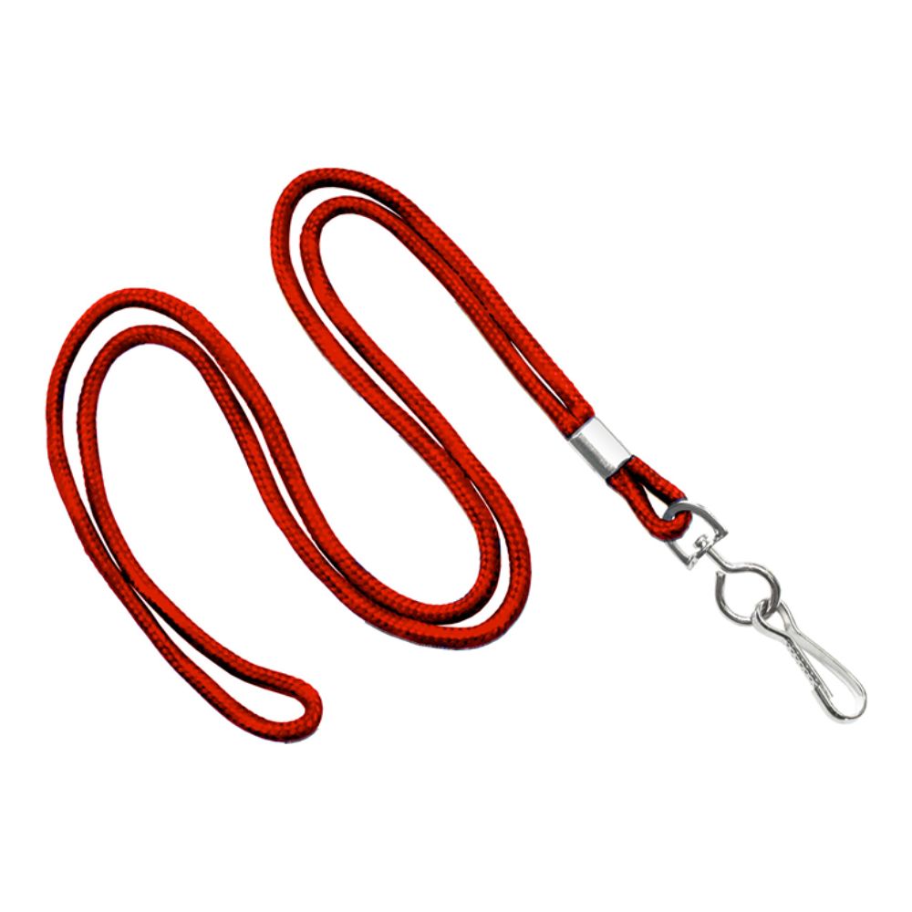 IDP 1/8" Round Braid Non-Breakaway Lanyard (Pack of 100)